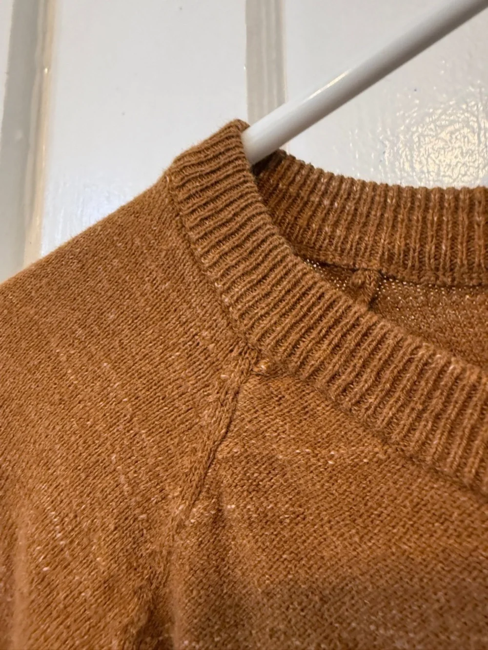 J. Crew Crewneck Sweater in Burnt Orange